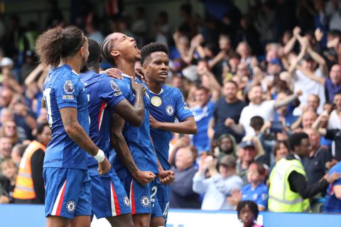 Joao Pedro celebrates scoring for Chelsea | Imago