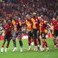 Osimhen leads Leao's initiation with the fans.