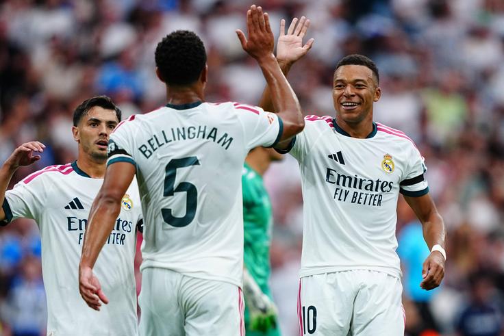 Real Madrid vs Malaga: Bellingham and Mbappe keep Los Blancos ahead of Barcelona