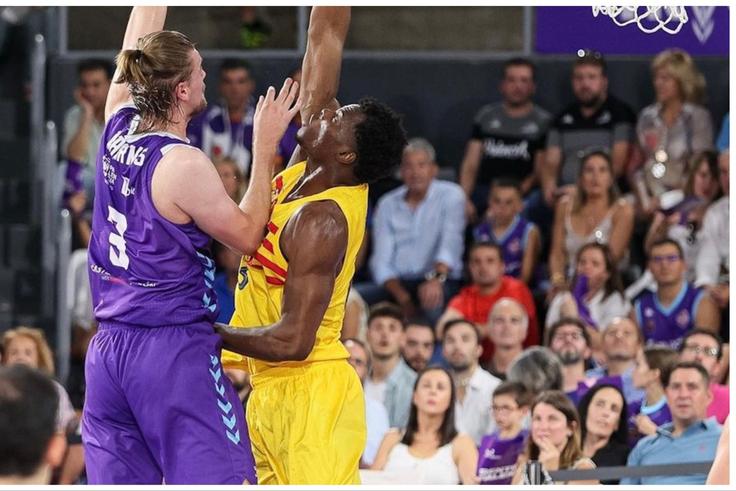 Nigerian professional basketball star James Nnaji played a pivotal role for Barcelona in the victory. Instagram/James Nnaji