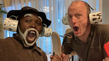 Kenyan comedian Arap Uria faces backlash for repeated attempts to catch Peter Drury's attention