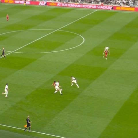 Luis Diaz goal ruled out for offside against Tottenham || Credit: X