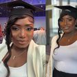 Super Eagles star Moses Simon celebrates as wife on graduation with International Business Management degree. Instagram/Moses Simon