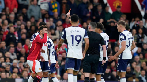 'Maddison said it' — Bruno Fernandes defends red card incident in Man United defeat to Tottenham