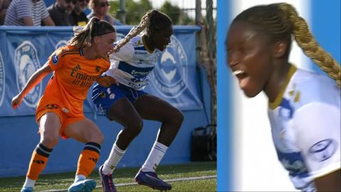 Watch Rinsola Babajide score penalty for Costa Adeje Tenerife in 1-4 loss to Real Madrid