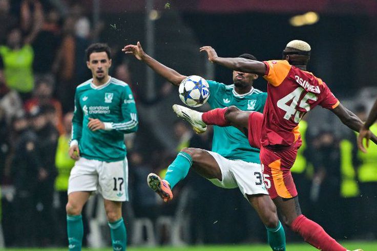 Victor Osimhen was Galatasaray's hero against Liverpool || Image credit: Imago