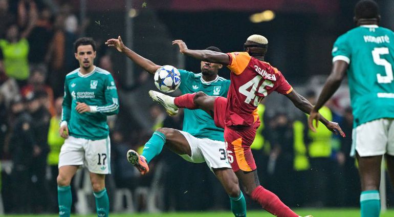 Victor Osimhen was Galatasaray's hero against Liverpool || Image credit: Imago