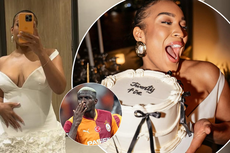 PHOTOS: Victor Osimhen’s girlfriend Stefanie celebrates 25th birthday in style