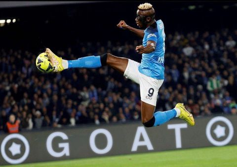 Victor Osimhen in action for Napoli || Credit: X