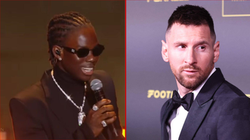 Rema snubs Messi at Ballon d'Or ceremony