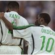 Super Eagles legends Jay Jay Okocha and Kanu Nwankwo named as Nigerian favourites.