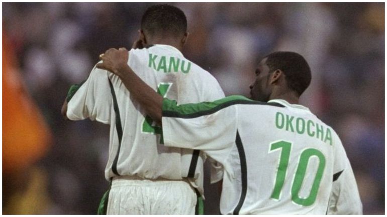 Super Eagles legends Jay Jay Okocha and Kanu Nwankwo named as Nigerian favourites.