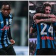 Super Eagles star Ademola Lookman (left) featured for Atalanta against Monza.