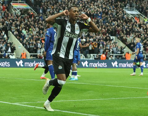 Liverpool striker target Alexander Isak scores