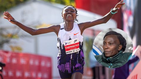 Catherine Ndereba fires back at Ruth Chepngetich’s critics after doubts over her marathon world record