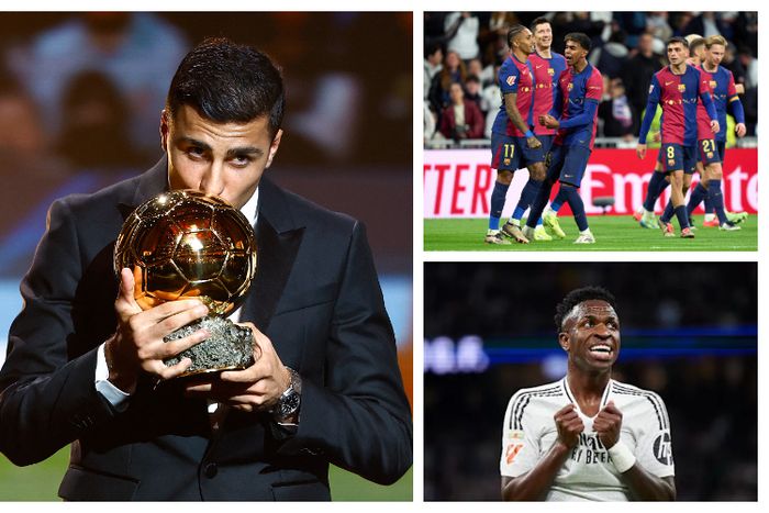 Barcelona team taunt Real Madrid