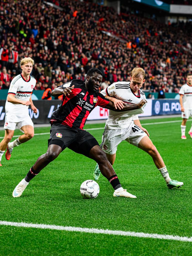 Victor Boniface featured for just three minutes.