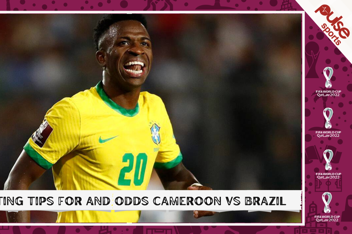 Betting tips and odds for Cameroon vs Brazil