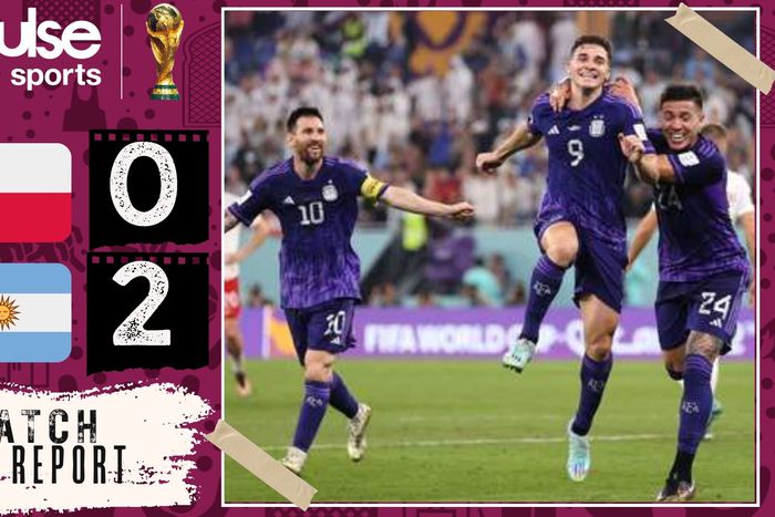 Argentina qualify for round of 16 after defeating Poland 2-0