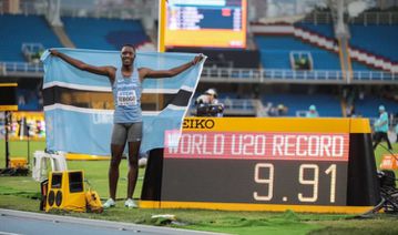 Meet Letsile Tebogo - the rising track star tipped as the next Usain Bolt