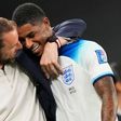 England manager Gareth Southgate with Marcus Rashford after his excellent display against USA