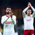 Bruno Fernandes dejected after Manchester United's draw at Galatasaray || Image credit: Imago