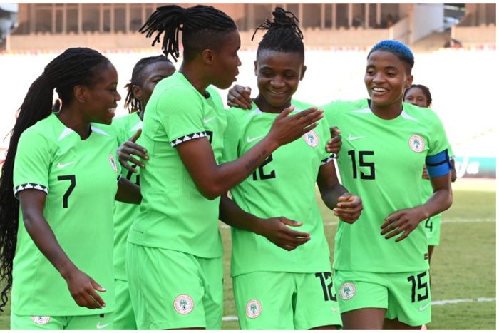 Uchenna Kalu's double sets Nigeria's Super Falcons on the road to an easy win against Cape Verde.
