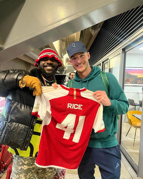 After the Arsenal game, Odumodublvck teamed up with Declan Rice and it went viral.