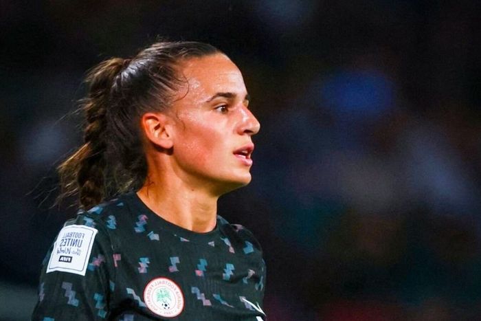 Super Falcons of Nigeria star Ashleigh Plumptre || Image credit: The Times