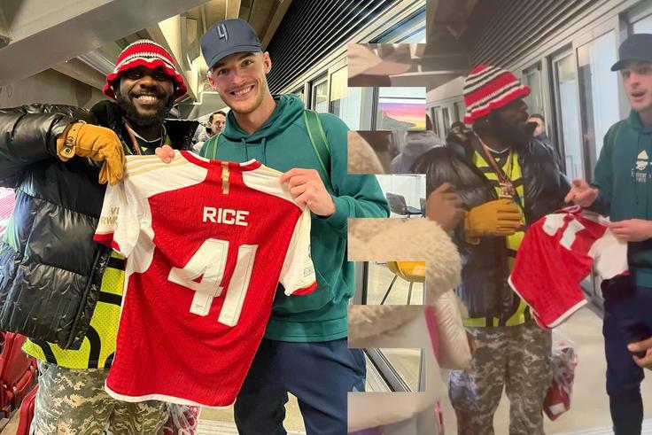 After the Arsenal game, Odumodublvck teamed up with Declan Rice and it went viral.