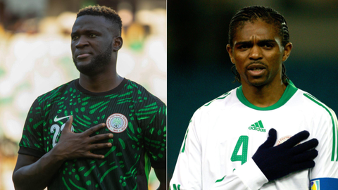 'Kanu did not score in AFCON' — Ex-Super Eagles star slams legend to defend Boniface