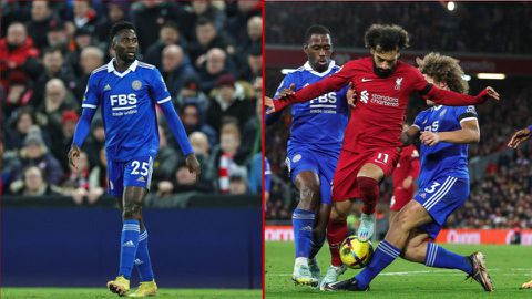 Ndidi captains Leicester City in 2-1 defeat against Salah's Liverpool