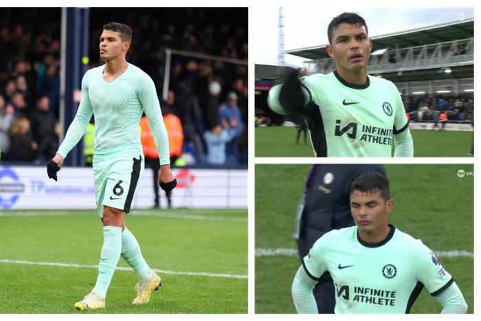 Thiago Silva reaction to Chelsea win