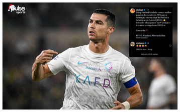 Cristiano Ronaldo respond with an emoji to IFFHS Snub