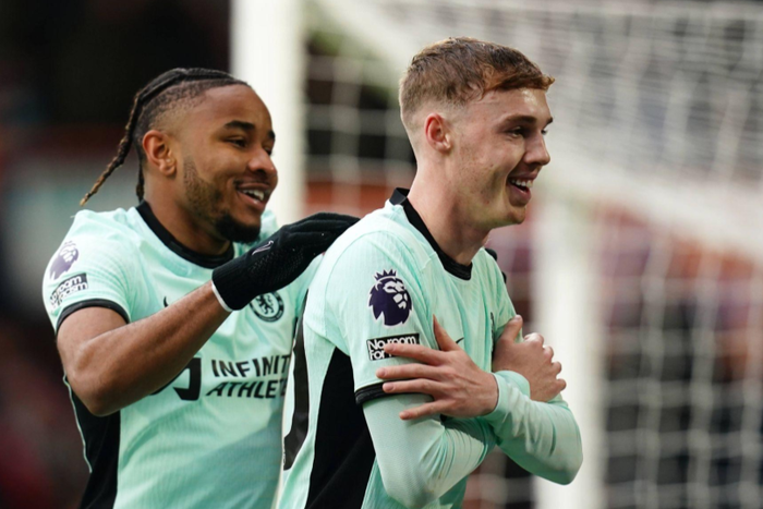 Two goals and one assist for Cole Palmer in Luton vs Chelsea \\ Image credit: Imago