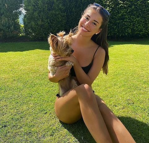 Haaland's girlfriend Isabel || Getty