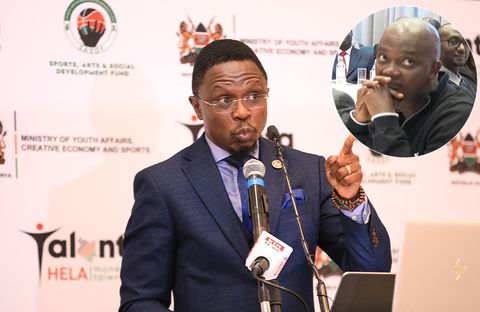 CS Ababu Namwamba reads riot act to sports federations