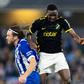 Collins Sichenje in action in a previous match for AIK.