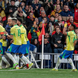 Player Lucas Paqueta celebrates his goal, during a match between Spain and Brazil || Image credit: Imago