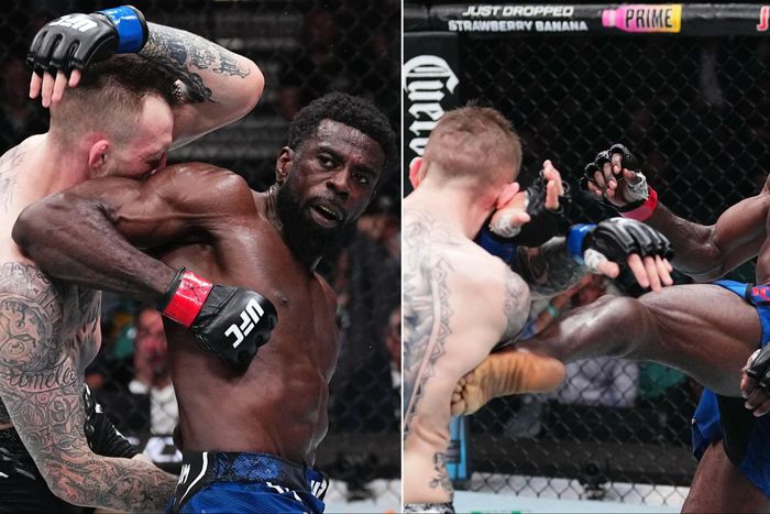 Nigerian-born MMA star Chidi Njokuani beats Rhys McKee at UFC Atlantic City.