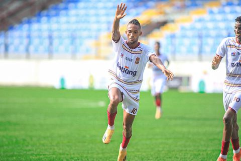 Austin celebrates his decisive opener against Inter.