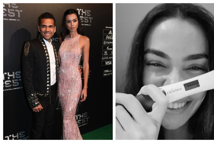 Dani Alves' wife announces pregnancy