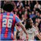 Alex Iwobi unhappy after defeat to Palace.