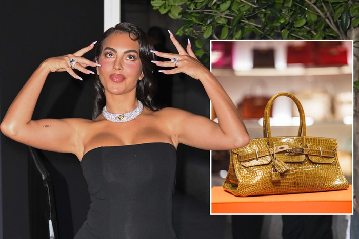 Cristiano Ronaldo’s fianceé flaunts ₦104 MILLION Hermès bag after  fleeing Saudi Arabia amid Middle East tensions