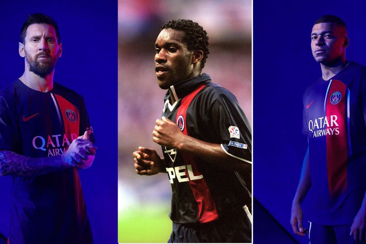 Just like Messi, the jersey brings back memories of Okocha playing for PSG.