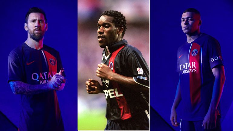 Just like Messi, the jersey brings back memories of Okocha playing for PSG.