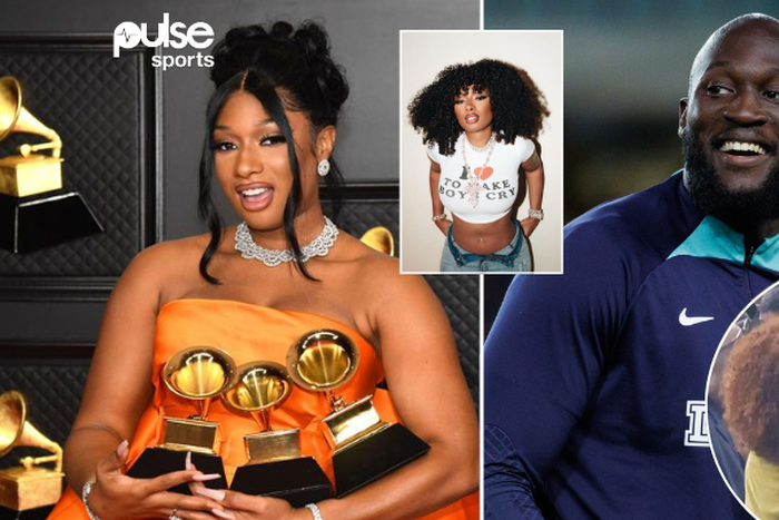 Megan Thee Stallion and Lukaku