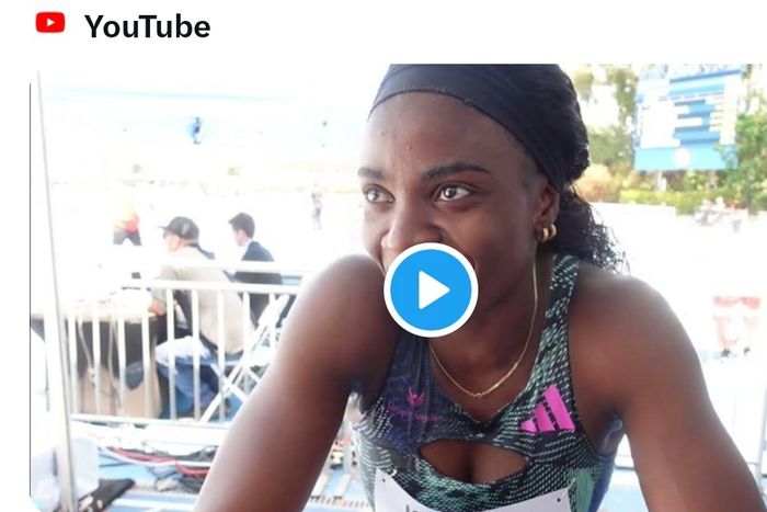 Amusan says she had a bad injury to start the season