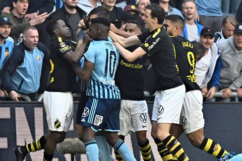 Red carded Erick Ouma explains reason for choking opponent in Swedish Derby