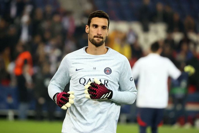 Paris Saint-Germain goalkeeper Sergio Rico.
